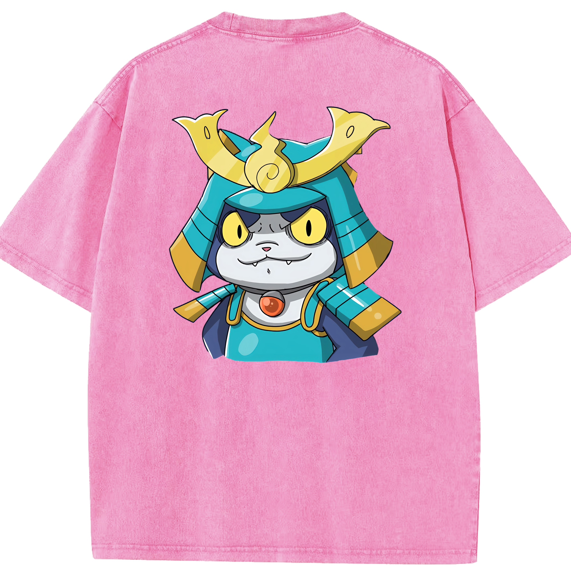 （画像用） 妖怪ウォッチ Yo-kai Watch 綿100% ヴィンテージ風 半袖Tシャツ（背面プリント）